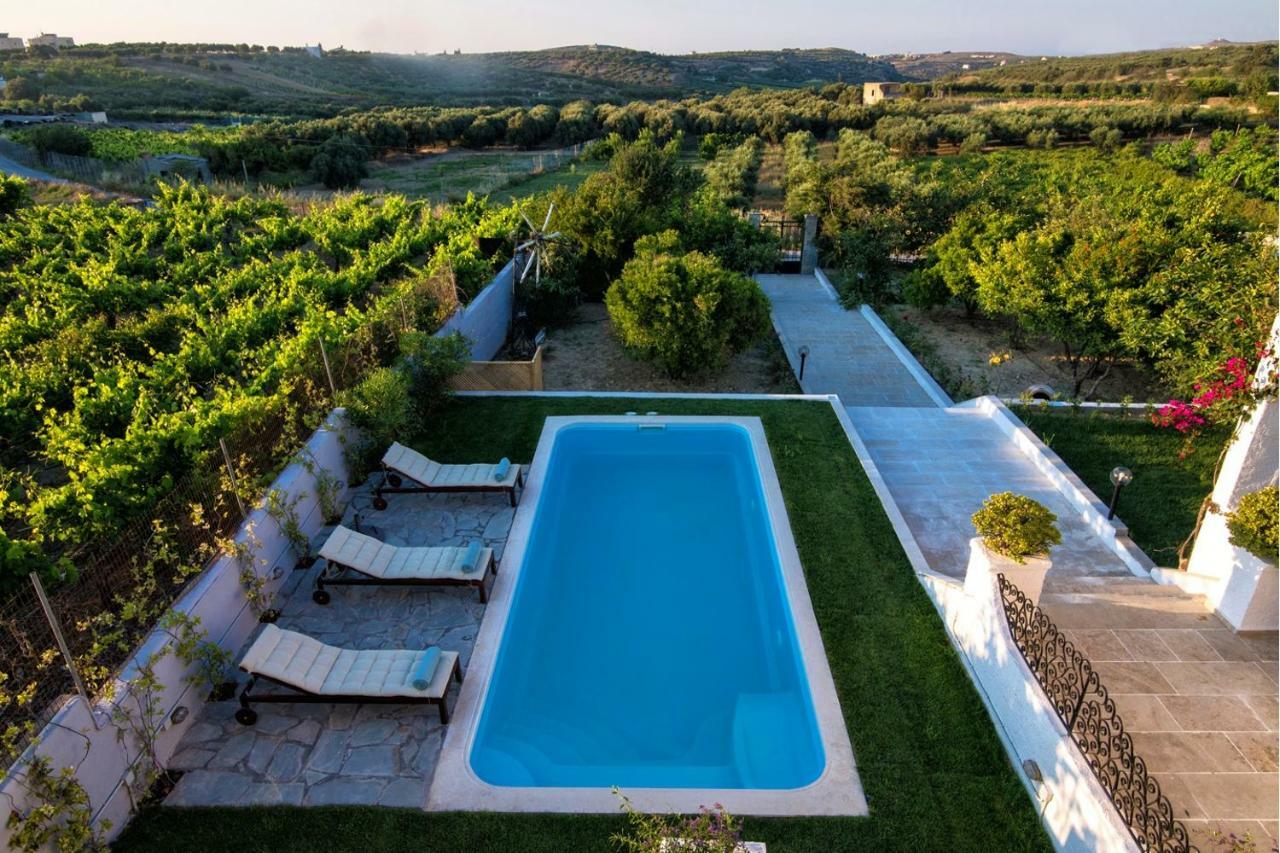 Luxury Villa Rosita W Heated Pool - Nature And Relax Epano Vathia Exterior photo