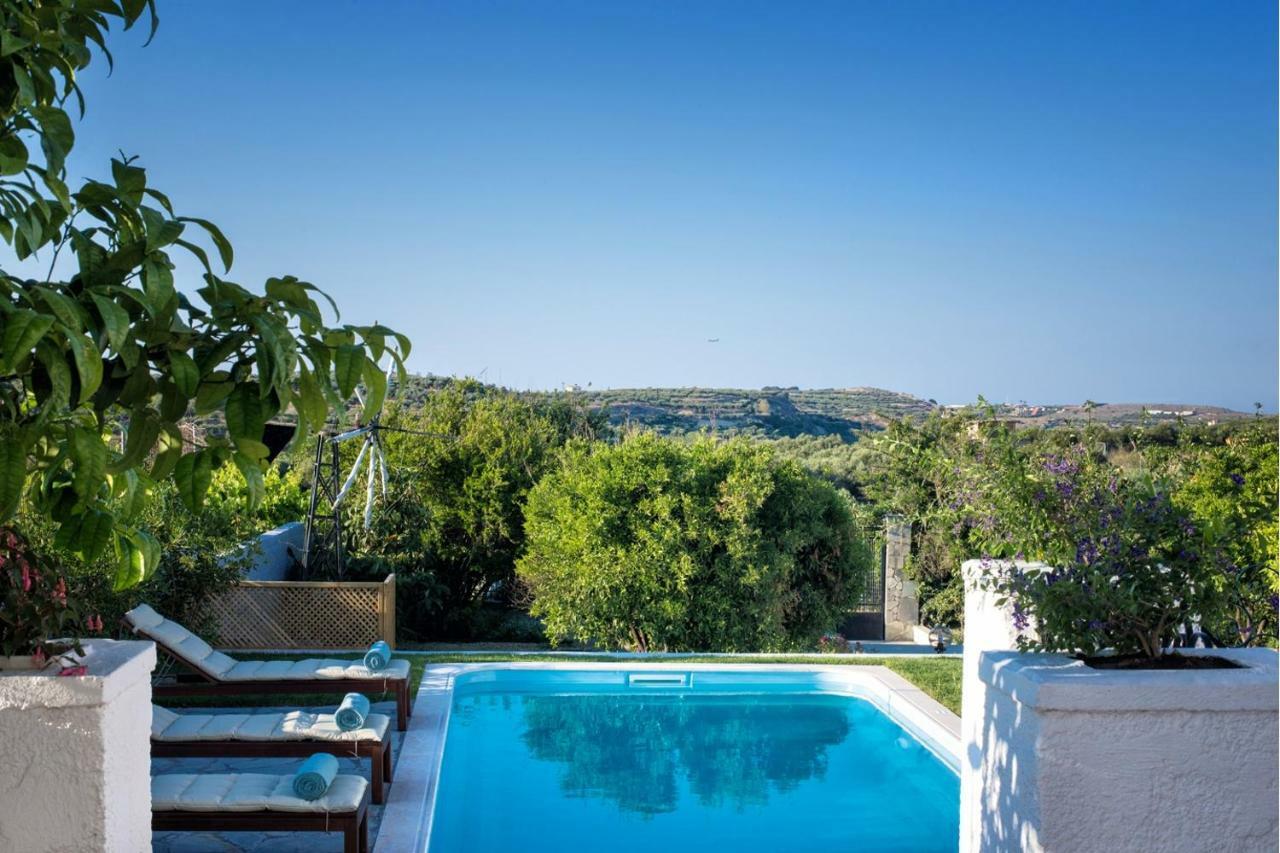 Luxury Villa Rosita W Heated Pool - Nature And Relax Epano Vathia Exterior photo