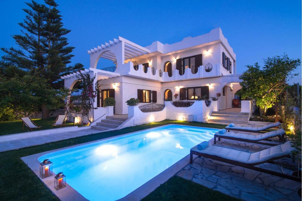 Luxury Villa Rosita W Heated Pool - Nature And Relax Epano Vathia Exterior photo